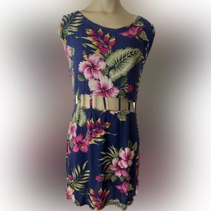 Tropical Summer Dress size Small / Medium